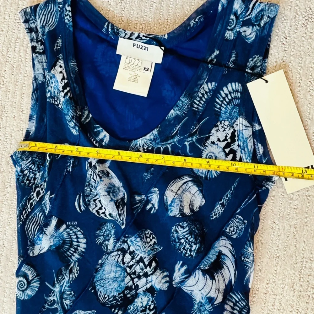 Fuzzi Seashell Ruffle Tank Top - Picture 11 of 12